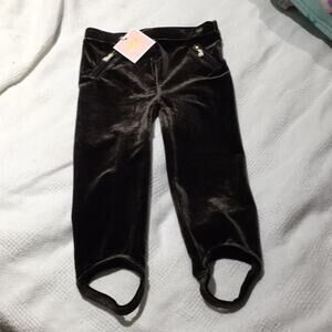 Juicy couture brown stirrup stretch pant18-24 NWT